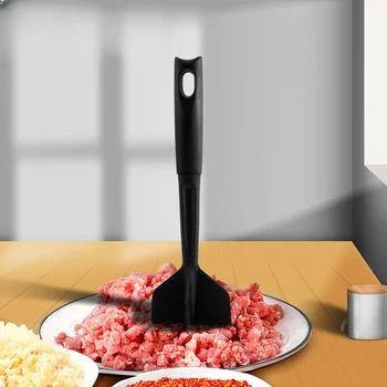 Virtuvės Mėsos Chopper už Žemės Jautienos Smasher - Patvarus Hamburger Chopper Ne Nulio Mėsos Švīts - Universalus maltos Mėsos Čioperis