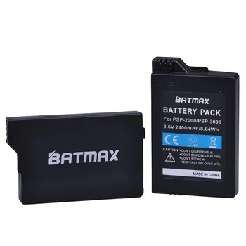Batmax 2vnt 2400mAh PSP-2000 Ličio Jonų Baterija Sony PSP 2000 PSP-3000 