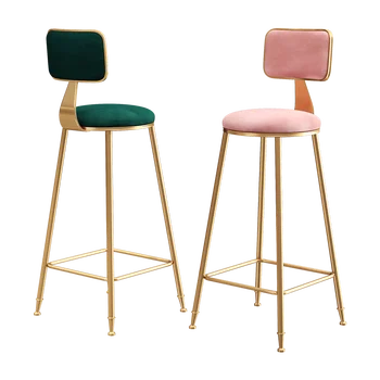 Šviesos prabangus baro kėdės: modernus, paprastas, baro kėdės, aukštas atlošas, modernus ir patogus