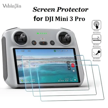 10VNT Ekrano apsaugos DJI Mini Pro 3 Nuotolinio valdymo pultelis LCD Ekranas Grūdintas Stiklas Įbrėžimams Atspari Apsauginė Plėvelė