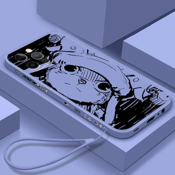 Vienas Gabalas Luffy Telefono dėklas Skirtas Apple iPhone 14 13 12 Mini 11 XS Pro Max X XR 8 7 Plus SE Skysčio Kairėje Virvę Dangtis