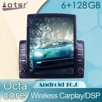 6+128G Audi A4 Automobilio Radijo Garso Android Stereo Imtuvas GPS Navigacija, Video Multimedijos Belaidžio Carplay Tesla Galvos Vienetas VB
