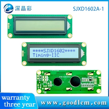 1602A-1 lcd ekranas module16x02 AIP31068L valdytojas STN pilka teigiamas LCD modulis Kelių rūšių ir spalvų 5V maitinimo šaltinis