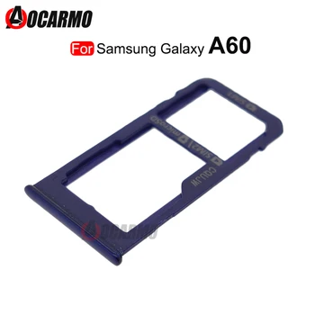 Samsung Galaxy A60 A6060 SIM Kortelės Lizdas, Lizdas Sim Tray Reader Turėtojas atsarginės Dalys