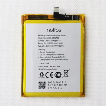 Originalus 2550mAh NBL-38A2500 Pakeitimo Baterijas TP-link Neffos X1 Lite TP904A TP904C