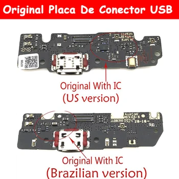 10vnt Originalus USB Įkrovimo Prievadą Motorola Moto G6 Žaisti Jungtis Valdybos Flex Kabelis Su Mikrofonu Pakeisti Accessories