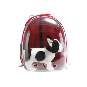 Visiškai skaidri Lauko Augintinio krepšys Kvėpuojantis šuo kosmoso kuprinės Nešiojamųjų kelionės katė maiše
