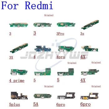 Originalus Įkroviklis Valdybos Flex Už Xiaomi Redmi 3 3 3 vnt., 4 4x 5 5A 5plus 6 Pro USB Jungtis Dock Įkrovimo Flex Kabelis