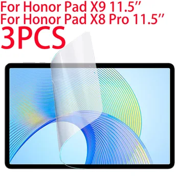 3PCS Minkšta Plėvelė Huawei Honor Pad Pro X8 X9 11.5 colių 2023 PET Ekrano apsaugos Padas Pro X8 X9 ELN-W09 Apsauginės Plėvelės