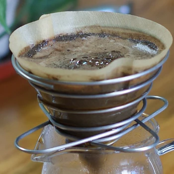 Lauko Kempingas, Sulankstomas Kavos Filtras Taurės Pavasario Kelionės Nešiojamas Mini Espresso Maker Dripper Nerūdijančio Plieno Lašas Laivybos