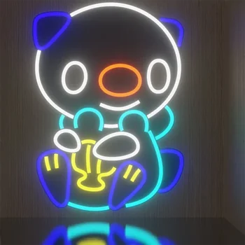 Anime Neoninis Ženklas Mielas Anime Led Meno Pasirašyti Vaikai Kambario Dekoro Juosta Žaislų Parduotuvė Neon Miegamųjų Namo Sienų Dekoras