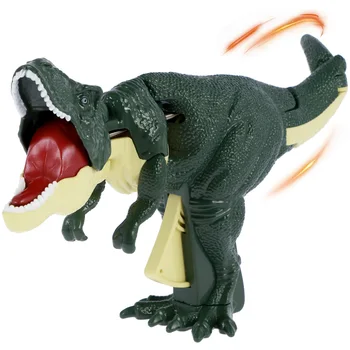 Supamasis Žaislas Dinozauras Paspauskite Dinozaurų Žaislas Kūrybos Realus Tyrannosaurus Rex Žaislai Su Glosto Galvą Berniukams, Vaikų Gimtadienio Dovana