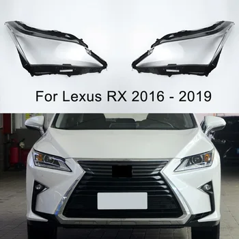 Automobilių Žibintų Objektyvas Lexus RX300 RX350 RX450 2016 2017 2018 2019 priekinis žibintas Dangtelis priekinio Žibinto Korpuso Auto Skaidrus Umbra