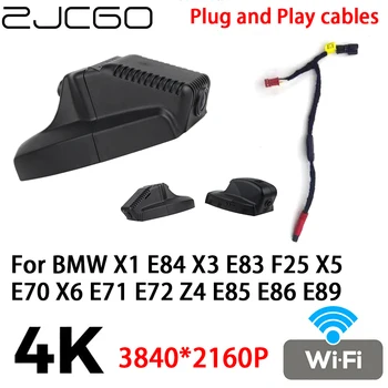 ZJCGO 4K 2160P Automobilių DVR Brūkšnys Cam Kamera Vaizdo įrašymo Plug and Play 
