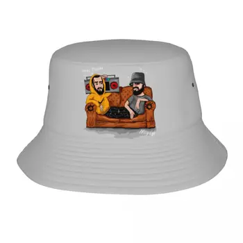Bucket Hat Miyagi & Andy Panda Hip-Hop Vasaros Paplūdimys Atostogų Pabėgimas Apdangalai, Lengvas Žvejybos Hat Ispoti Bžūp Gimtadienio Dovana