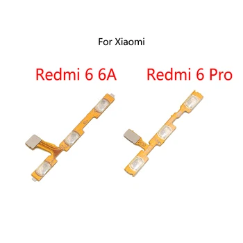 10VNT/Daug Xiaomi Redmi 6 Pro 6A Maitinimo Mygtuką Perjungti Garsumo Mygtukas 