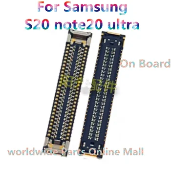10vnt-100vnt Samsung S20 note20 ultra galinis lizdas plokštė kabeliu sklendė, jungtis, Flex 54pin