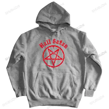 vyrai prekės hoodie Kruša Šėtonas hoodies Mens Pentagram Rock, Goth Nešventas Šėtono Punk Emo megztinis rudenį, žiemą bliuzono palaidinukė