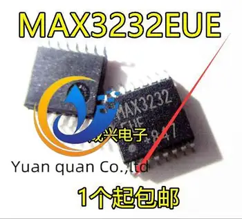 30pcs originalus naujas MAX3232 MAX3232EUE MAX3232CUE TSSOP16 RS-232 radijo stotelė
