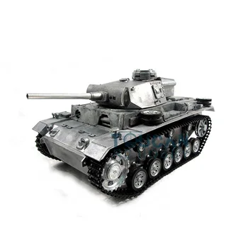 Mato 1/16 Full Metal RINKINYS RC Bakas vokiečių Panzer III BB Fotografavimo 1223 RC Modelis, kaip tikras Tankas TH00654