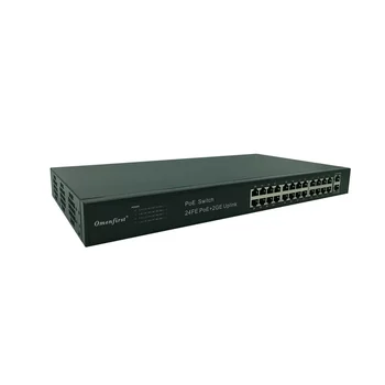 Karšto Pardavimo Parama Serveris 24 Uosto Visiškai Gigabit Įmonės L2 Valdomas Ethernet POE Switch su SFP Uplink